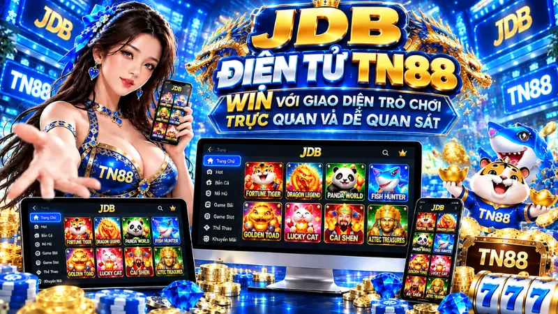 JDB Điện Tử TN88 – Khám Phá Giao Diện Và Tính Năng 2026 2 JDB Điện Tử TN88 Với Giao Diện Trò Chơi Trực Quan Và Dễ Quan Sát
